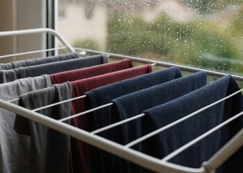 Η βρετανική μέθοδος για να στεγνώνουν τα ρούχα όταν βρέχει