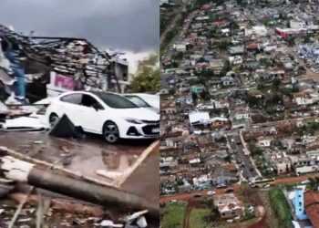 Φονικός ανεμοστρόβιλος: 5 νεκροί, εκατοντάδες τραυματίες και μία πόλη ισοπεδωμένη στη Βραζιλία (video)