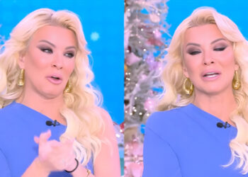 Καινούργιου: Πλάνταξε στο κλάμα στον «αέρα» της εκπομπής με το που είδε τα 5 βαφτιστήρια της