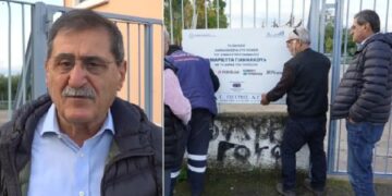 Alldaynews.gr «Συντρίβουν τον λαό» – Ο Πελετίδης ξήλωσε πινακίδες τραπεζών από σχολεία