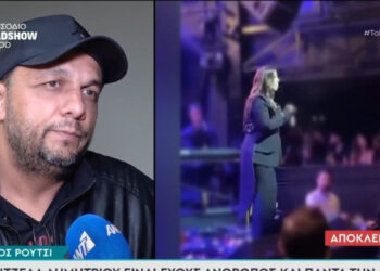 Ο Πάνος Ρούτσι στα μπουζούκια και στην Άντζελα Δημητρίου – «Δεν έχει δικαίωμα ο χαροκαμένος πατέρας να βγει έξω;»