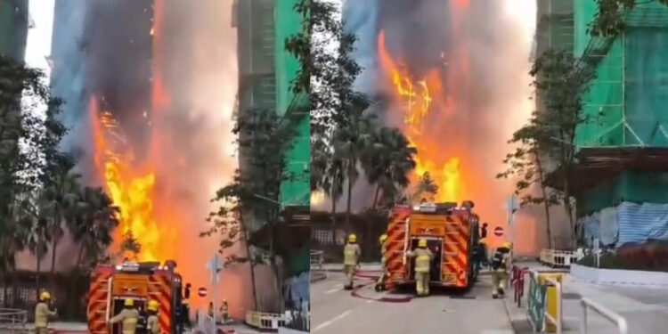 Στις φλόγες ουρανοξύστης – Παγιδευμένοι πολλοί άνθρωποι, τουλάχιστον 4 νεκροί – Συγκλονιστικές εικόνες και βίντεο