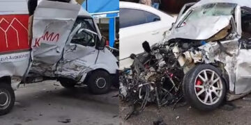 Alldaynews.gr Σοβαρό τροχαίο με σύγκρουση πέντε οχημάτων – ΙΧ συγκρούστηκε με φορτηγάκι