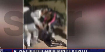 Alldaynews.gr Σοκαριστικές εικόνες με τον ξυλοδαρμό έφηβης – Την χτυπούν στο κεφάλι και την κλωτσάνε με μανία