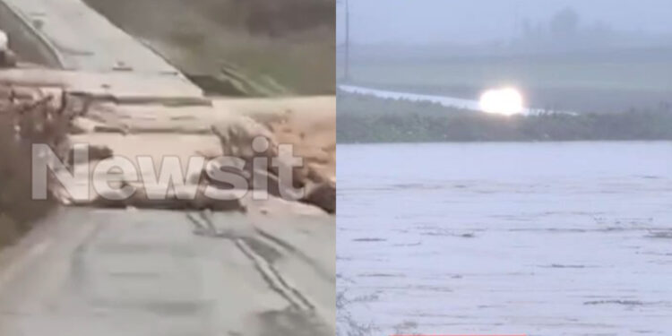 Alldaynews.gr Κακοκαιρία Byron: Υπερχείλισε ο Ενιπέας στη Λάρισα – Μήνυμα του 112 για απομάκρυνση των κατοίκων – Πλημμύρισαν τα πρώτα σπίτια