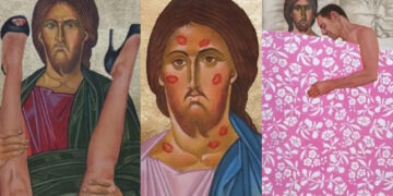 Σάλος με έργα ζωγράφου Γαβριήλ που απεικονίζουν σύμβολα του Χριστιανισμού σε άσεμνες πράξεις – «Μέσα από τα σύμβολα της θρησκείας μας παρουσιάζω τη διαφθορά και τη σήψη που υπάρχει στην κοινωνία μας»