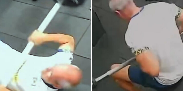 Η συγκλονιστική στιγμή που ερασιτέχνης αρσιβαρίστας χάνει τη ζωή του, από μπάρα που πέφτει με δύναμη στο στήθος του