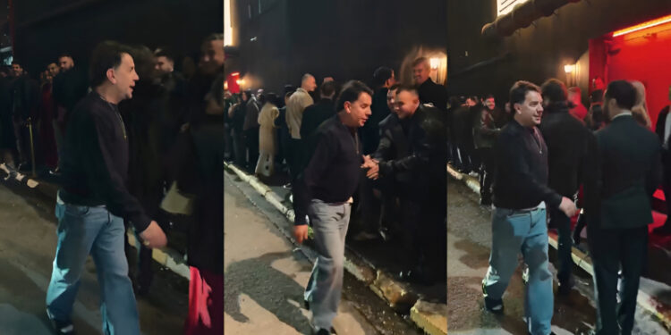 Γιώργος Μαζωνάκης: Βγήκε από το κέντρο που εμφανίζεται και χαιρέτησε τον κόσμο που περίμενε στην ουρά – «Υπομονή κάνουμε»