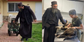 Ευλογημένος άνθρωπος: Ο πάτερ Ελευθέριος εδώ και χρόνια στειρώνει, περιθάλπει και σώζει αδέσποτα