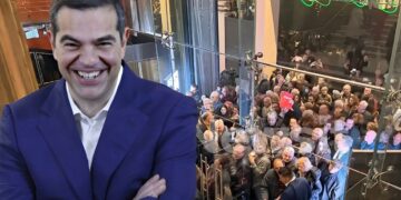 Περήφανος ο Τσίπρας: Λαοθάλασσα έξω από το Θέατρο Παλλάς για την την παρουσίαση του βιβλίου του
