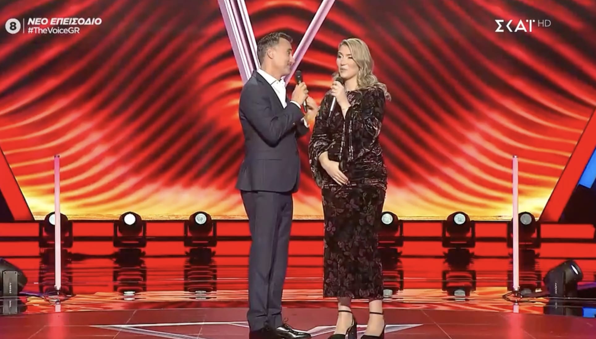 The Voice: Ο Γιώργος Μαζωνάκης πρότεινε σε διαγωνιζόμενη να βαφτίσει το παιδί της 1 stigmiotypo othonis 2025 12 14 00.27.10