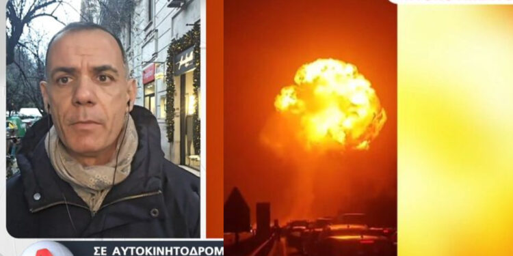 Βυτιοφόρο με υγροποιημένο αέριο συγκρούστηκε με φορτηγό σε αυτοκινητόδρομο – Η στιγμή της έκρηξης (video)