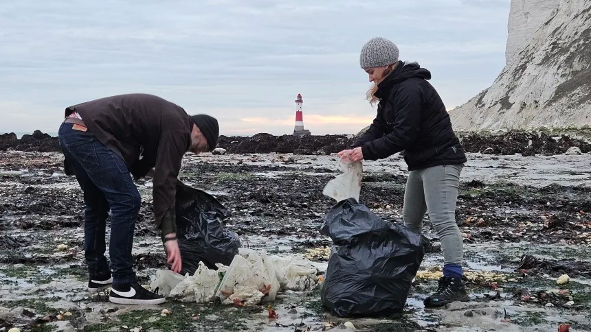 Τηγανητές πατάτες - Παραλία Αγγλία