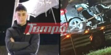 Λουλούδια και κεριά στο σημείο που έχασαν τη ζωή του από τροχαίο ο 19χρονος Νίκος και η 17χρονη Αγγελική (video)