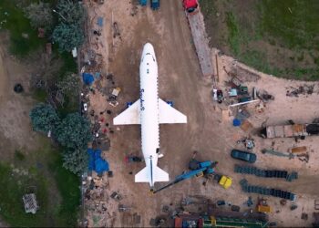 Το 60 τόνων Ελληνικής κατασκευής αεροπλάνο που φτιάχτηκε στη Λάρισα