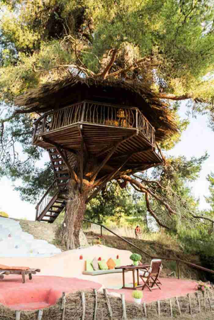 Το ζευγάρι που έφτιαξε στην Αμαλιάδα το ωραιότερο δεντρόσπιτο στην Ελλάδα Το ζευγάρι που έφτιαξε στην Αμαλιάδα το ωραιότερο δεντρόσπιτο στην Ελλάδα