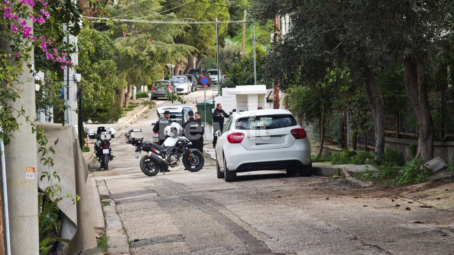 Το σημείο της δολοφονίας στη Γλυφάδα