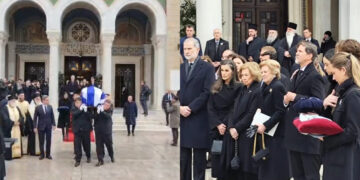 Κηδεία πριγκίπισσας Ειρήνης: Το τελευταίο αντίο στη Μητρόπολη Αθηνών – Η οικογένεια Ντε Γκρες συνόδευσε τη σορό