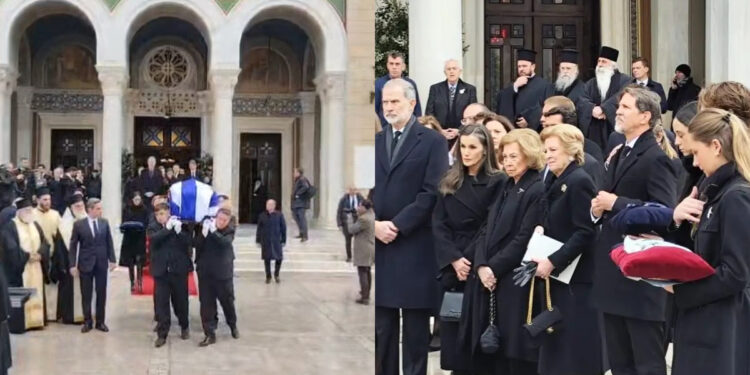 Κηδεία πριγκίπισσας Ειρήνης: Το τελευταίο αντίο στη Μητρόπολη Αθηνών – Η οικογένεια Ντε Γκρες συνόδευσε τη σορό