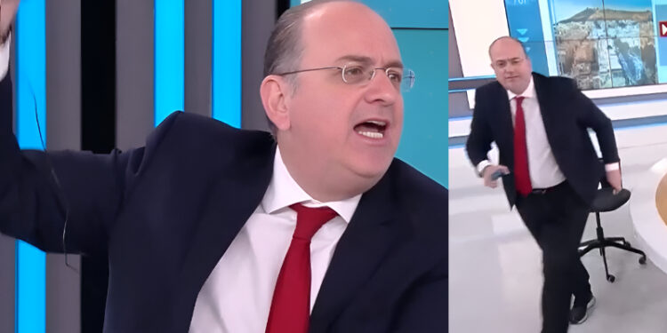 Αποχώρησε ο Λαζαρίδης μετά από επεισόδιο on air με την Τζάκρη που μίλησε για «αλητεία της ΝΔ»