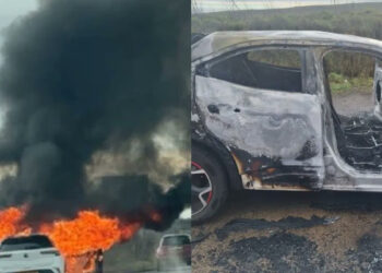 Άγνωστοι έσωσαν μωρό 9 μηνών, όταν το έβγαλαν από φλεγόμενο αυτοκίνητο