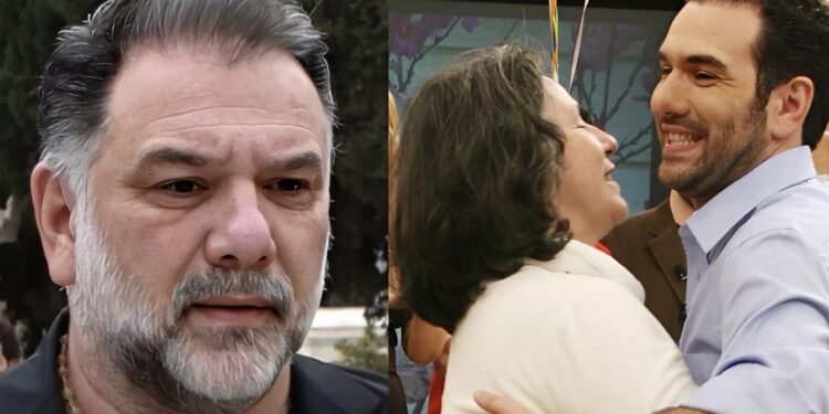 Γρηγόρη Αρναούτογλου: Με τον γιο του στην κηδεία της μαμάς του – Οι φωτογραφίες που ανέβασε η πρώην σύντροφός του