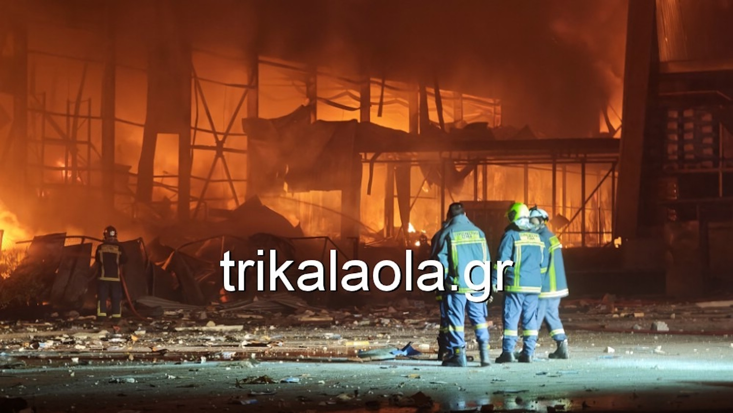 Φωτιά στο εργοστάσιο της Βιολάντα