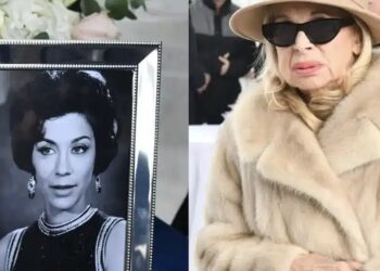Θρήνος στην κηδεία της Μέλπως Ζαρόκωστα – Συγκινημένος ο γιος της στο τελευταίο «αντίο»