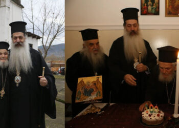 Συγκίνηση: Ιερέας έκλεισε τα 100 και συνεχίζει να λειτουργεί στην ενορία του – Ο Μητροπολίτης Φθιώτιδος υποκλίνεται μπροστά του