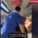 Άγριο ξύλο μέσα σε αστικό λεωφορείο – Η στιγμή που επιβάτες «πιάνονται» στα χέρια (video)