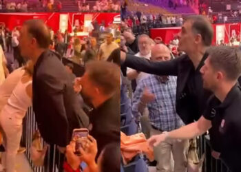 Χαμός με Μπαρτζώκα στο Ντουμπάι: Ανέβηκε στην κερκίδα και φώναζε σε γυναίκα: «Άντε γ… μωρή π…» (vid)