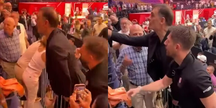 Χαμός με Μπαρτζώκα στο Ντουμπάι: Ανέβηκε στην κερκίδα και φώναζε σε γυναίκα: «Άντε γ… μωρή π…» (vid)