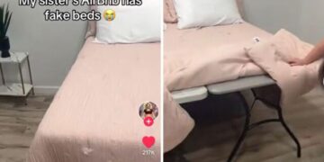 Νοίκιασαν Airbnb και όταν σήκωσαν τα σεντόνια έμειναν άφωνοι (video)