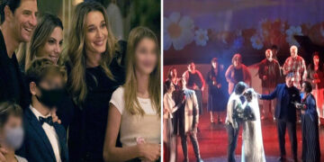 Ο Σάκης Ρουβάς πήγε με τα παιδιά του να δει τον πατέρα του που πρωταγωνιστούσε σε παράσταση (video)