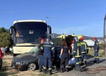 ΕΚΤΑΚΤΟ ΤΩΡΑ: ΘΡΙΛΕΡ ΜΕ ΚΤΕΛ ΓΕΜΑΤΟ ΕΠΙΒΑΤΕΣ – ΣΥΓΚΡΟΥΣΗ ΣΤΗΝ ΕΘΝΙΚΗ ΟΔΟ