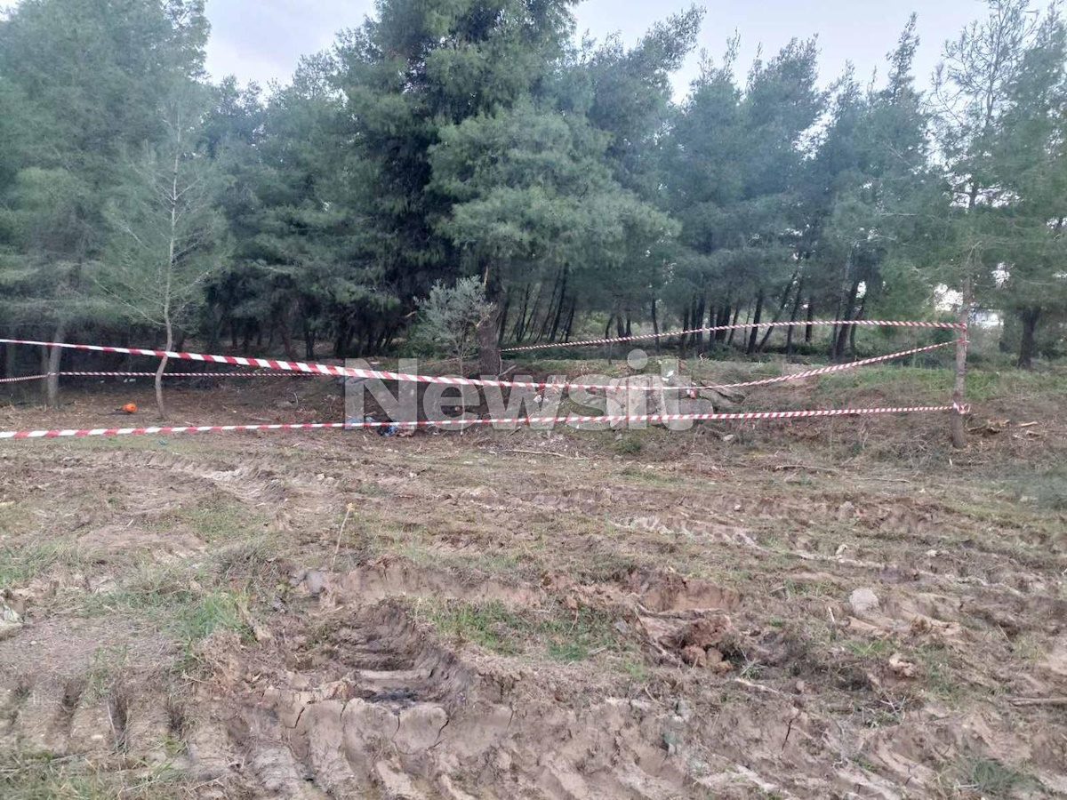 Το σημείο που βρέθηκε η σακούλα με τα ανθρώπινα οστά