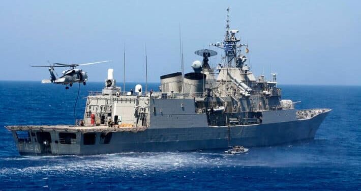 Αναφορές ότι η φρεγάτα «Ψαρά» εξουδετέρωσε ιρανικό σμήνος drones Shahed χωρίς να εκτοξεύσει πύραυλο