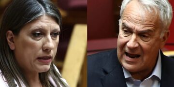 Η Ζωή Κωνσταντοπούλου ειρωνεύτηκε τον Μάκη Βορίδη: «Μισό λεπτό να περάσουν οι αθώοι» – Χαμός στο περιστύλιο της Βουλής
