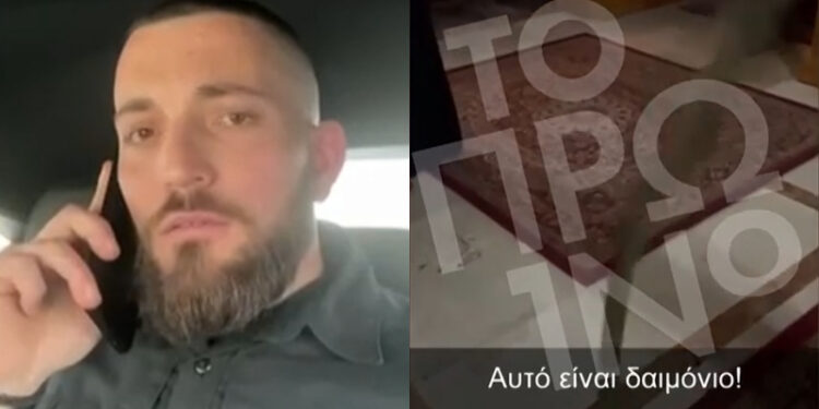 Μπήκε στην εκκλησία με τον σκύλο του και τα «έχωσε» στον ιερέα – «Κανείς δεν μπορεί να μου πει να βγω από την εκκλησία»