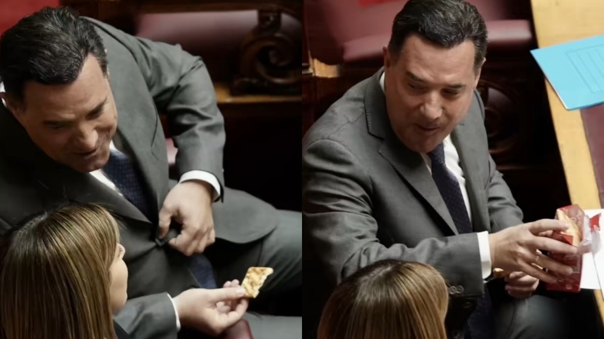 ΄Το βίντεο του Άδωνι Γεωργιάδη με τα κρακεράκια