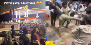 Χάος υπό τον φόβο έλλειψης καυσίμων: Ουρές χωρίς τέλος, σπρωξίματα και ξύλο σε βενζινάδικα (video)