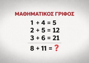 Τεστ Μαθηματικών: Μόνο 1 στους 1.000 μπορεί να το λύσει