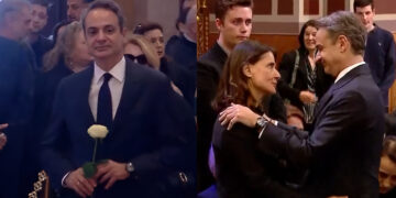 Κυριάκος Μητσοτάκης: Στη Μητρόπολη για το τελευταίο αντίο στη Μαρινέλλα