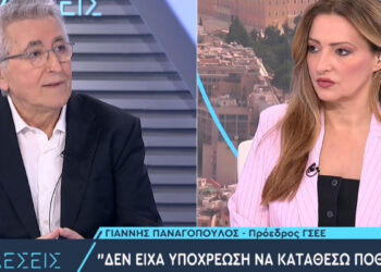 Παναγόπουλος: «Δεν είχα υποχρέωση να καταθέσω πόθεν έσχες»