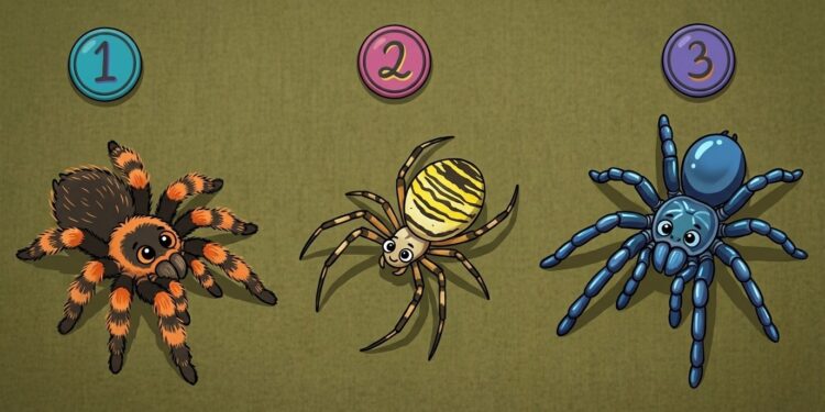 Το τεστ με τις 3 αράχνες που αποκαλύπτει ποιος είσαι στην πραγματικότητα