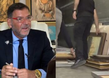 Γιώργος Τσαγκαράκης: Συμβαίνει τώρα – Συνελήφθη ο γκαλερίστας Γιώργος Τσαγκαράκης – Το σπάνιο Ευαγγέλιο και οι πλαστοί πίνακες (video)