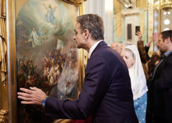 Ο δήμος Μεσολογγίου για τον ασπασμό του πίνακα του Βρυζάκη από τον πρωθυπουργό Κυριάκο Μητσοτάκη (video)