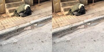 Εικόνες γροθιά στο στομάχι – Ναρκομανείς κοιμούνται οκλαδόν στο κέντρο της Αθήνας