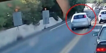 Εξωφρενική οδήγηση: Βγήκε στο αντίθετο ρεύμα και προσπέρασε 8 αυτοκίνητα πάνω σε στροφή – Δείτε το βίντεο