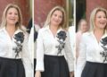 Alldaynews.gr Μαρία Καρυστιανού: Η εμφάνιση με δημιουργία του Βασίλη Ζούλια στην παρουσίαση του κόμματος στη Θεσσαλονίκη